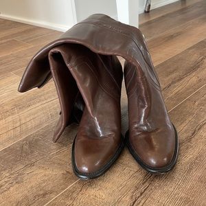 Banana Republic womens dress boots, brown leather, size 10, beautiful condition